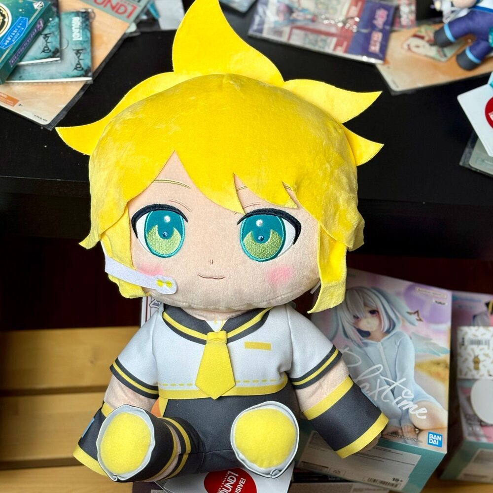NWT BIG SEGA Vocaloid Hastune Miku Collection Len, Round1 2026 Exclusive, 14”